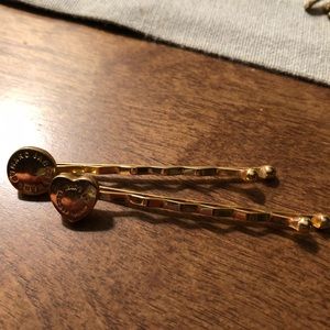Marc by Marc Jacobs Rose Gold Bobby Pin Set